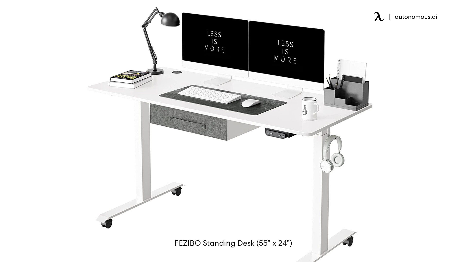 FEZIBO 55 x 24 Inches Standing Desk