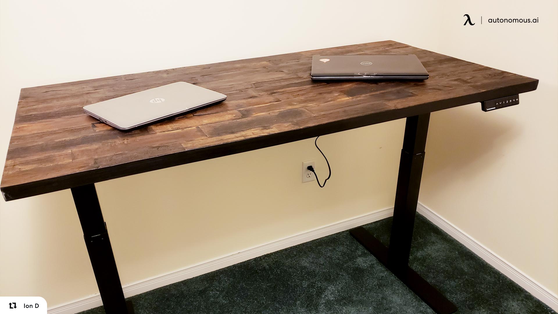 Ease of installation desk for study