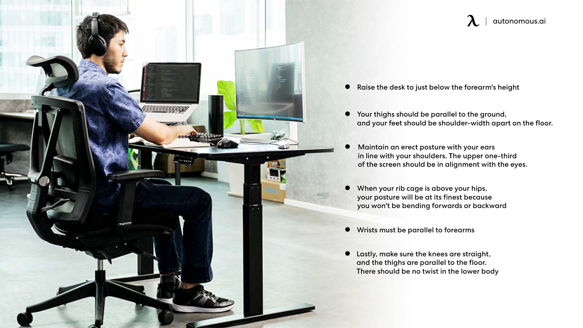 Ergonomic Computer Desk for productivity