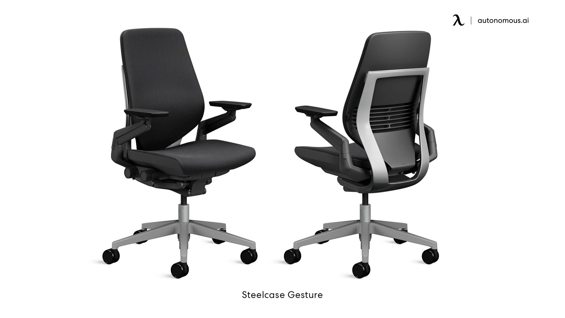 Steelcase fabric high back office chair