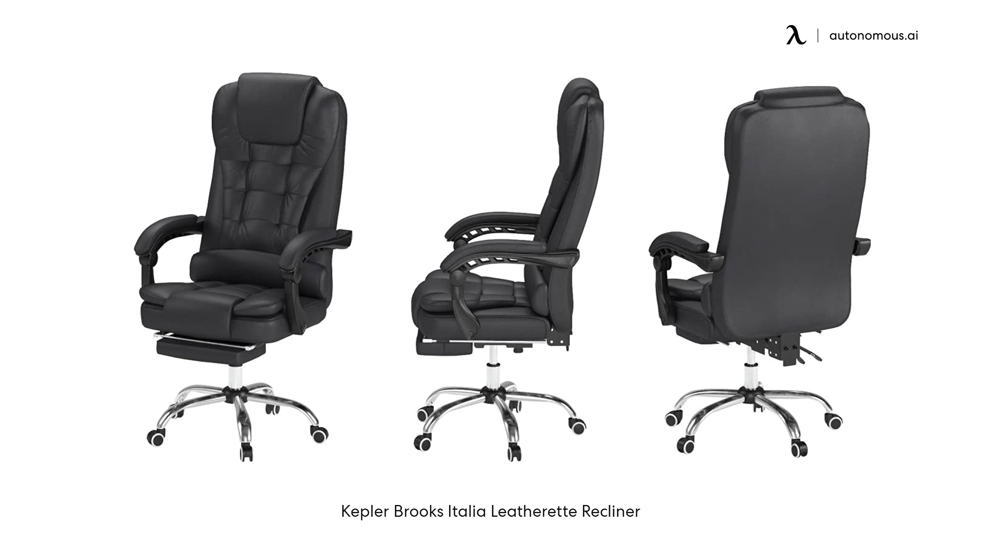 Kepler Brooks modern office chair with wheels