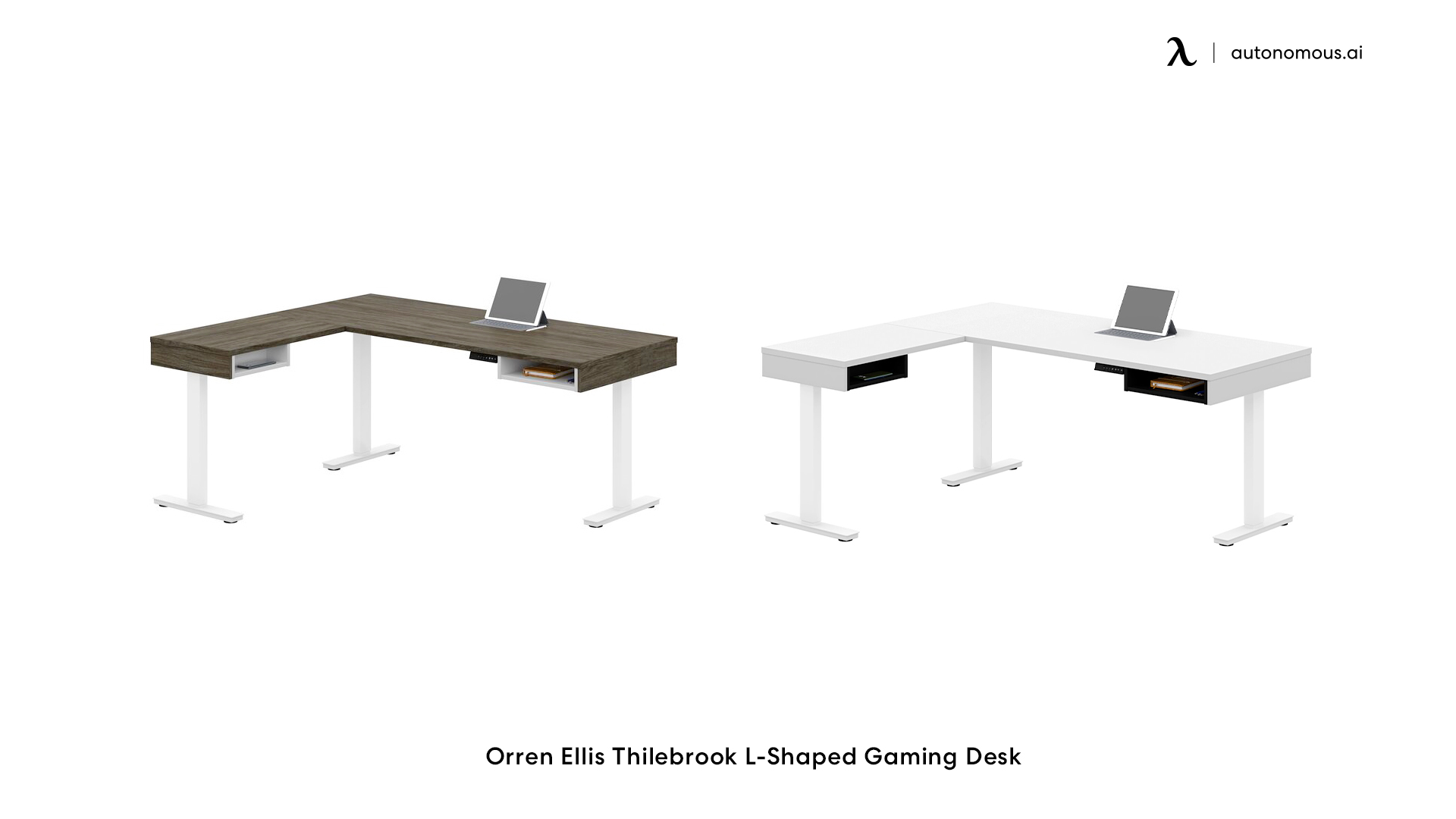 Orren Ellis Thilebrook L-Shaped Gaming Desk