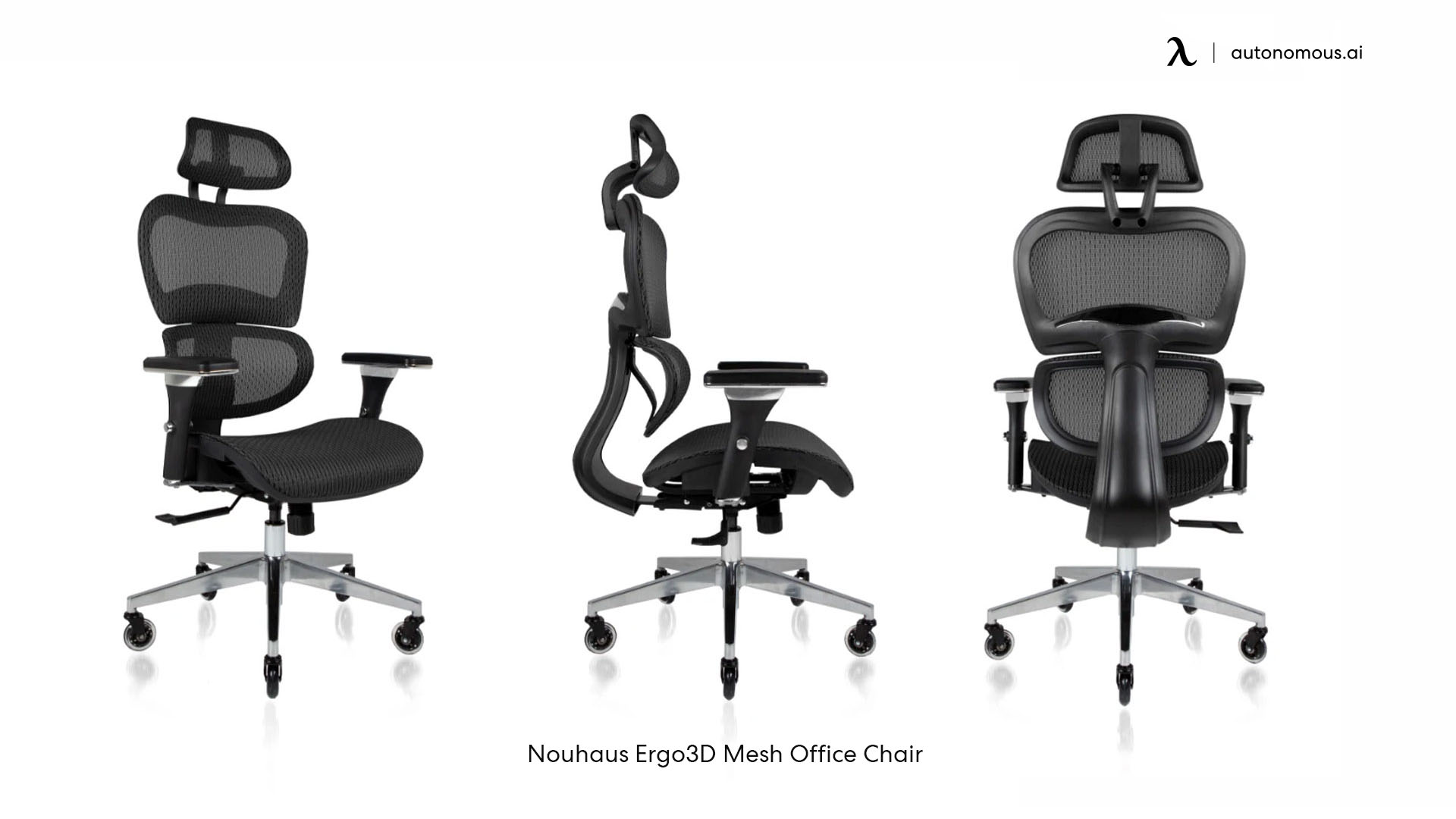 Nouhaus Ergo3D headrest for office chair