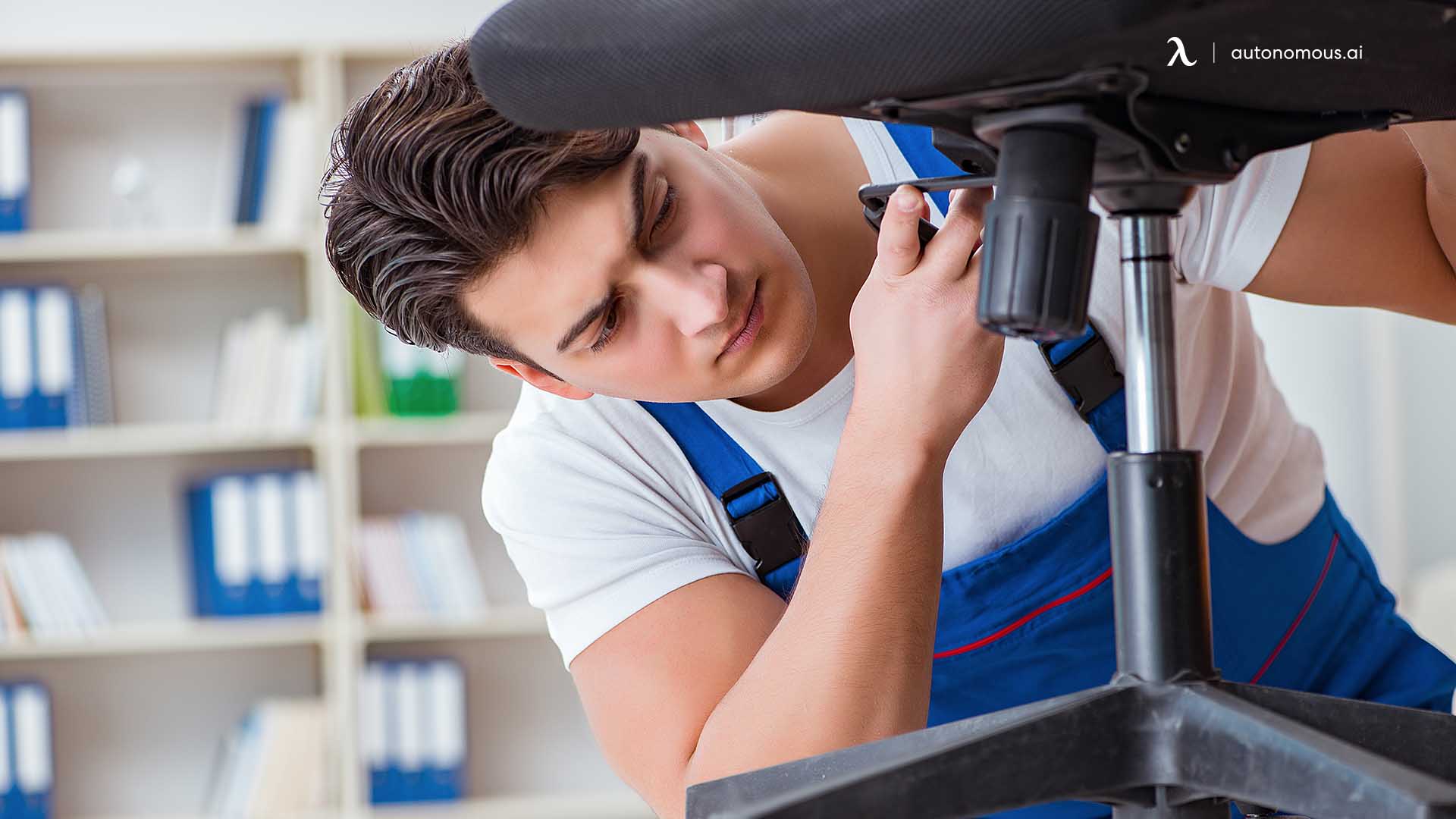 Identifying when Office chair won't recline