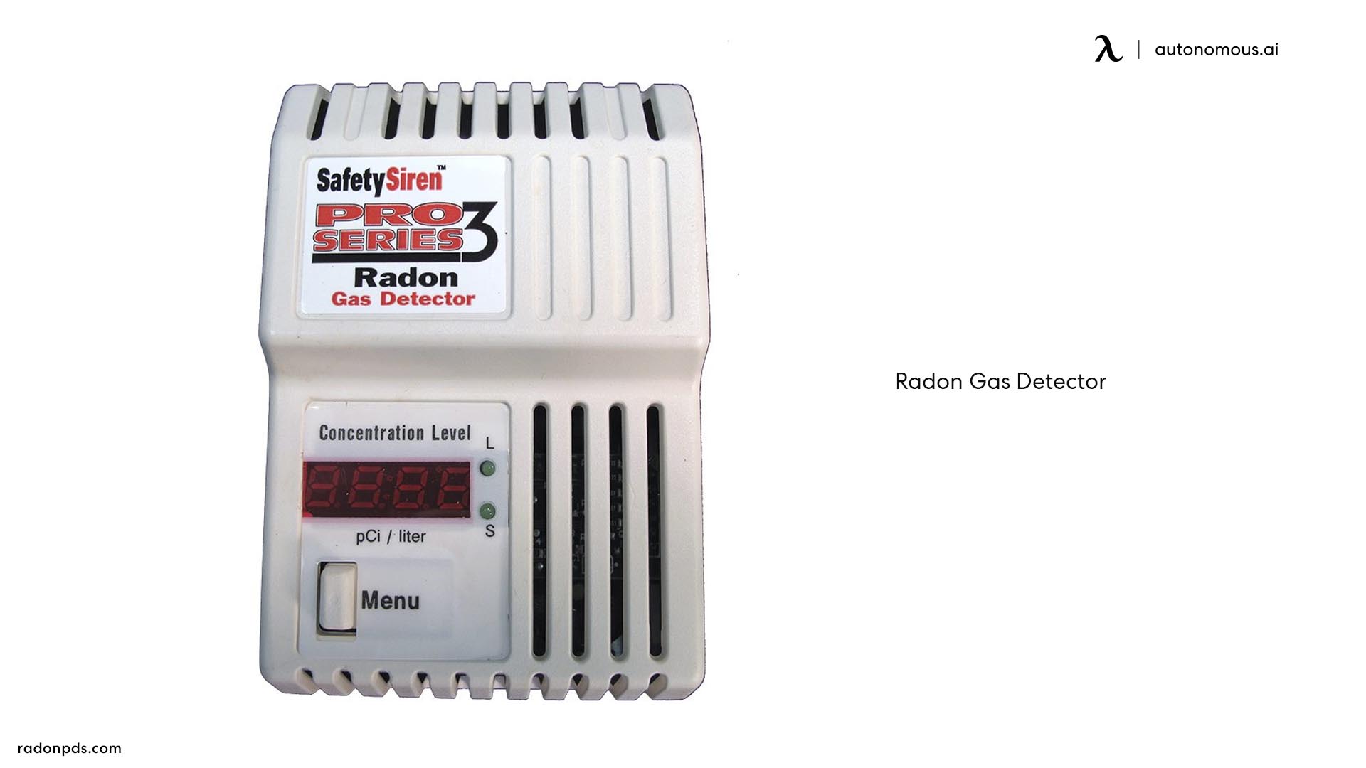 Radon Gas Detector for workplace air quality