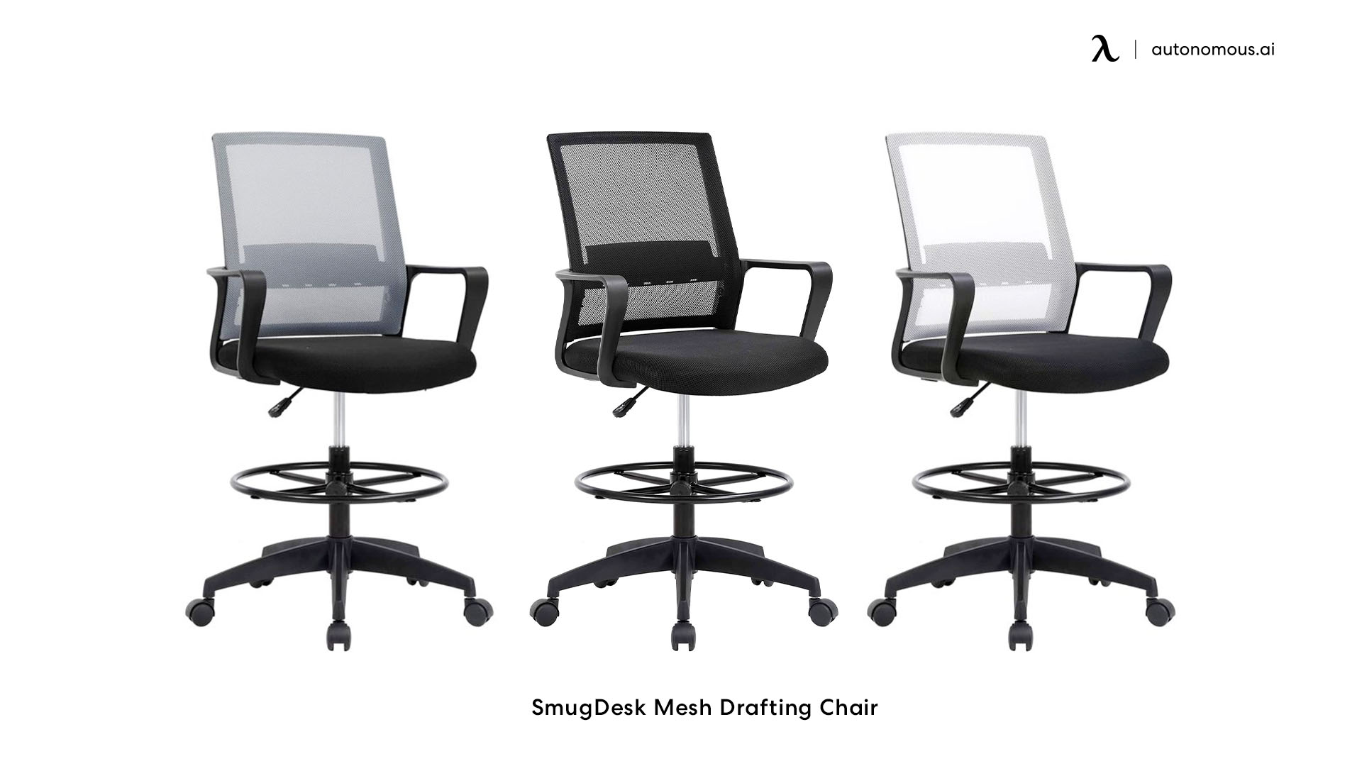 SmugDesk Mesh Drafting Chair