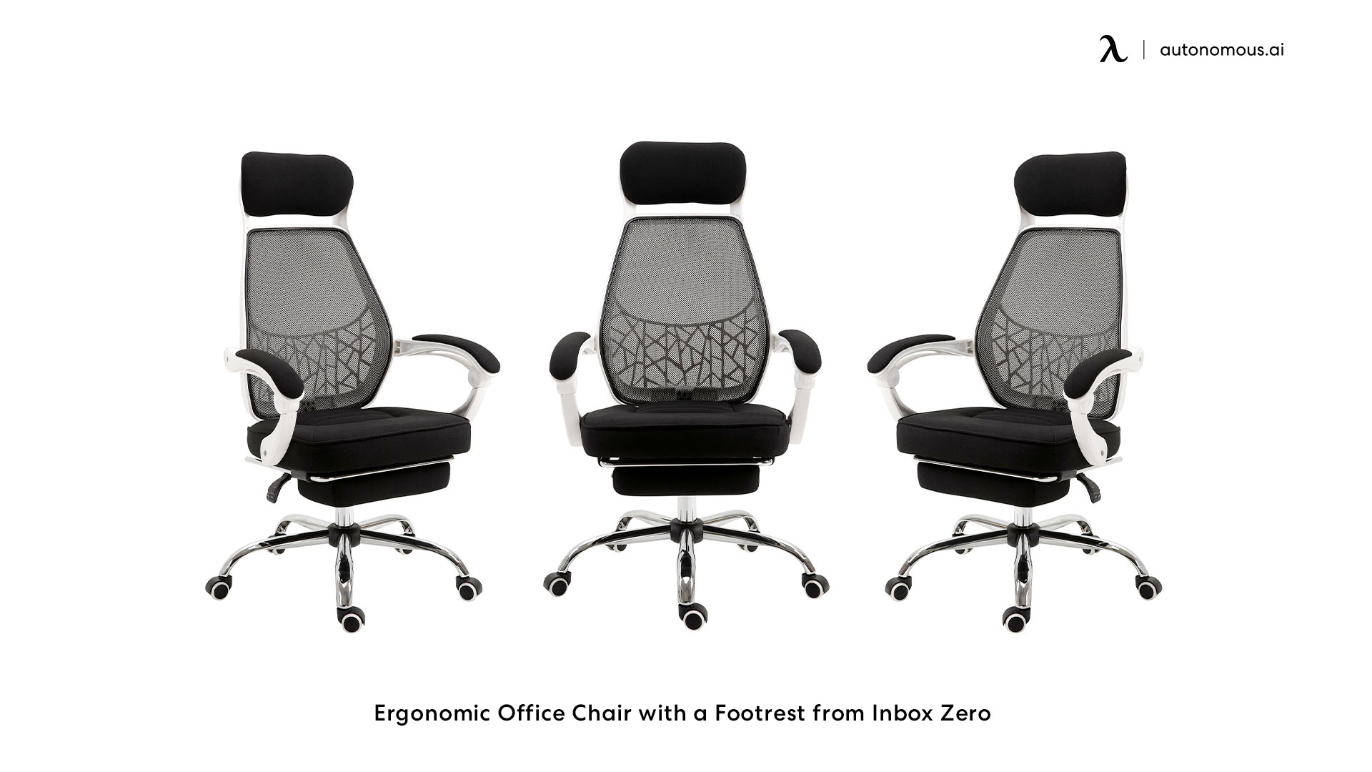 Ergonomic Office Chair with a Footrest from Inbox Zero