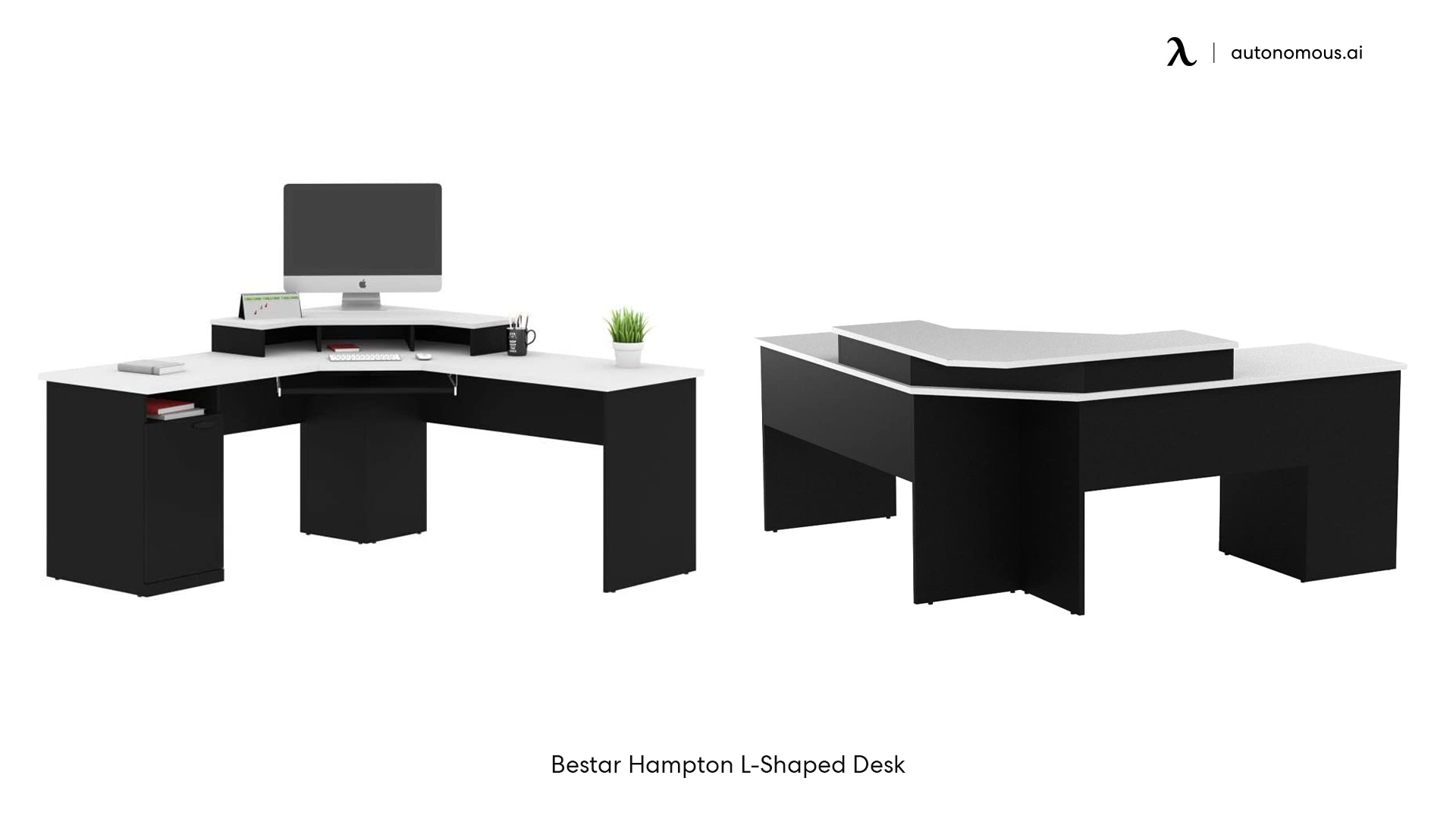 Bestar Hampton L-Shaped Desk
