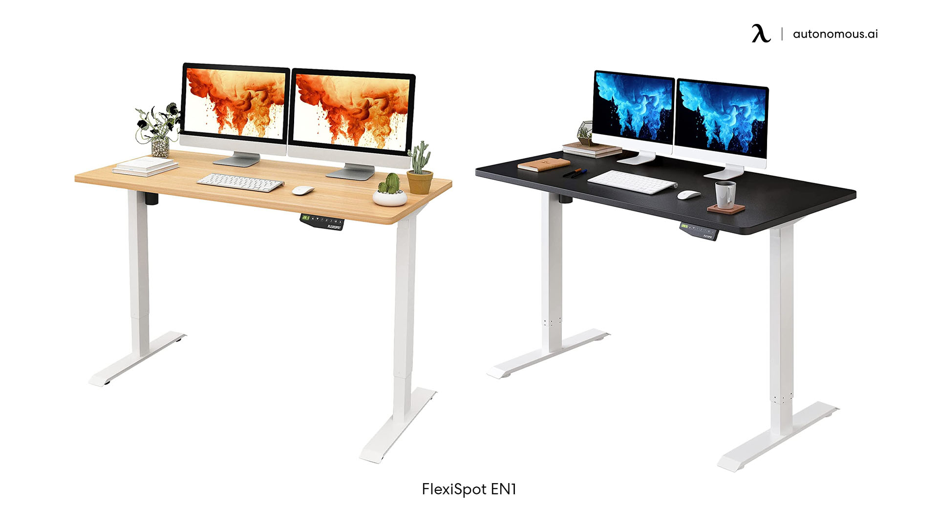 FlexiSpot EN1 compact home office desk and chair