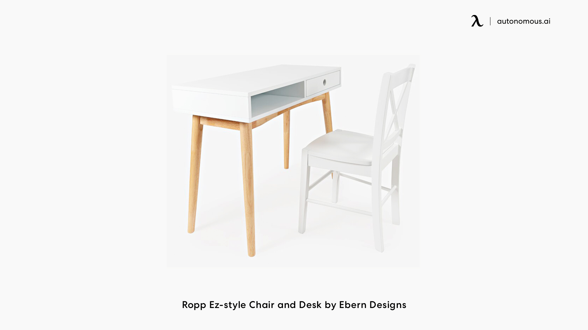 Ropp Ez-style office chair and desk combo