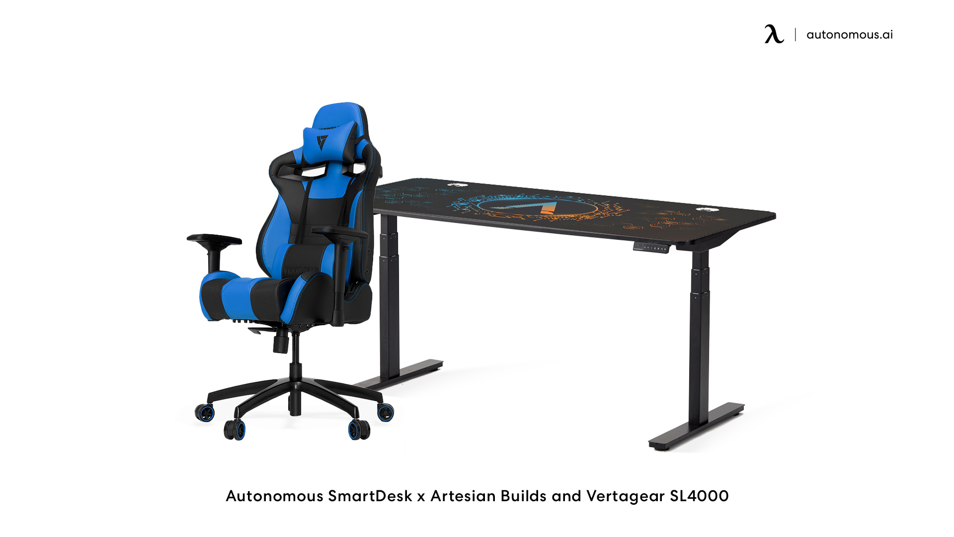 Autonomous SmartDesk x Artesian Builds and Vertagear SL4000
