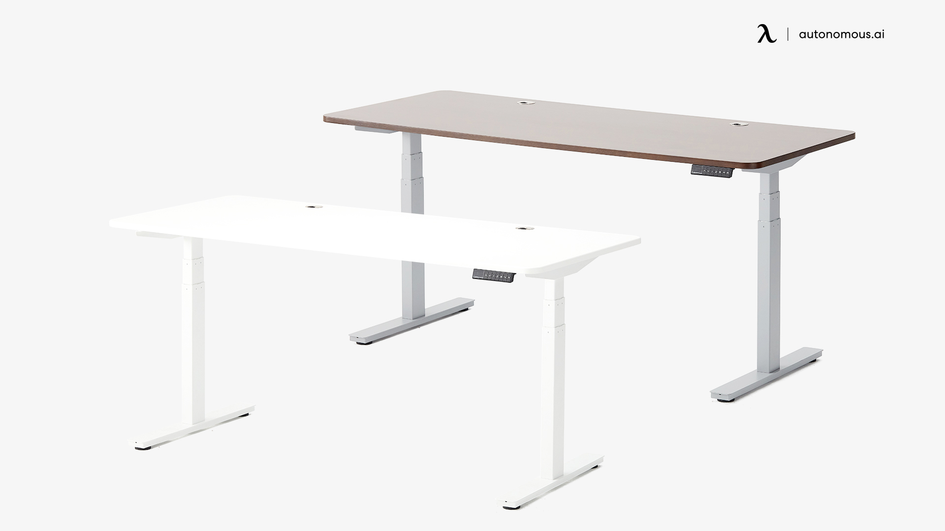 SmartDesk Pro white small desk