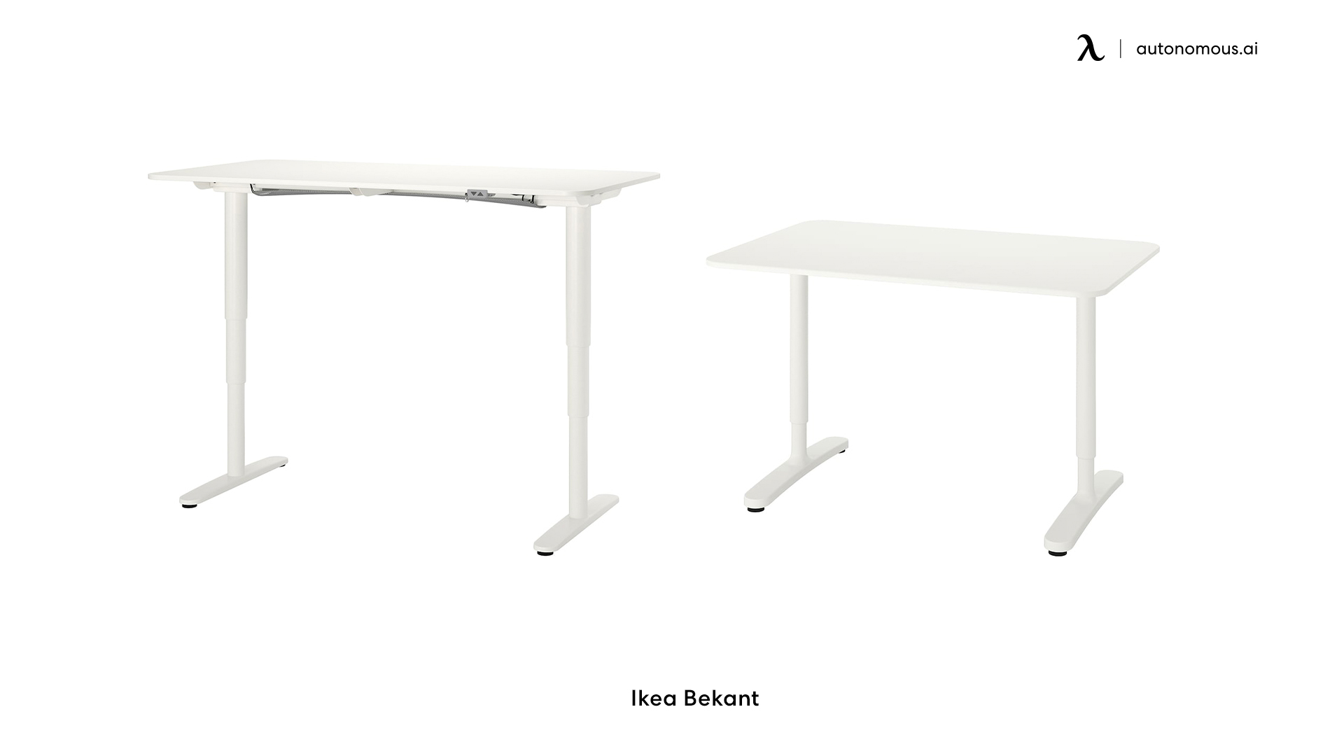 Ikea Bekant white small desk