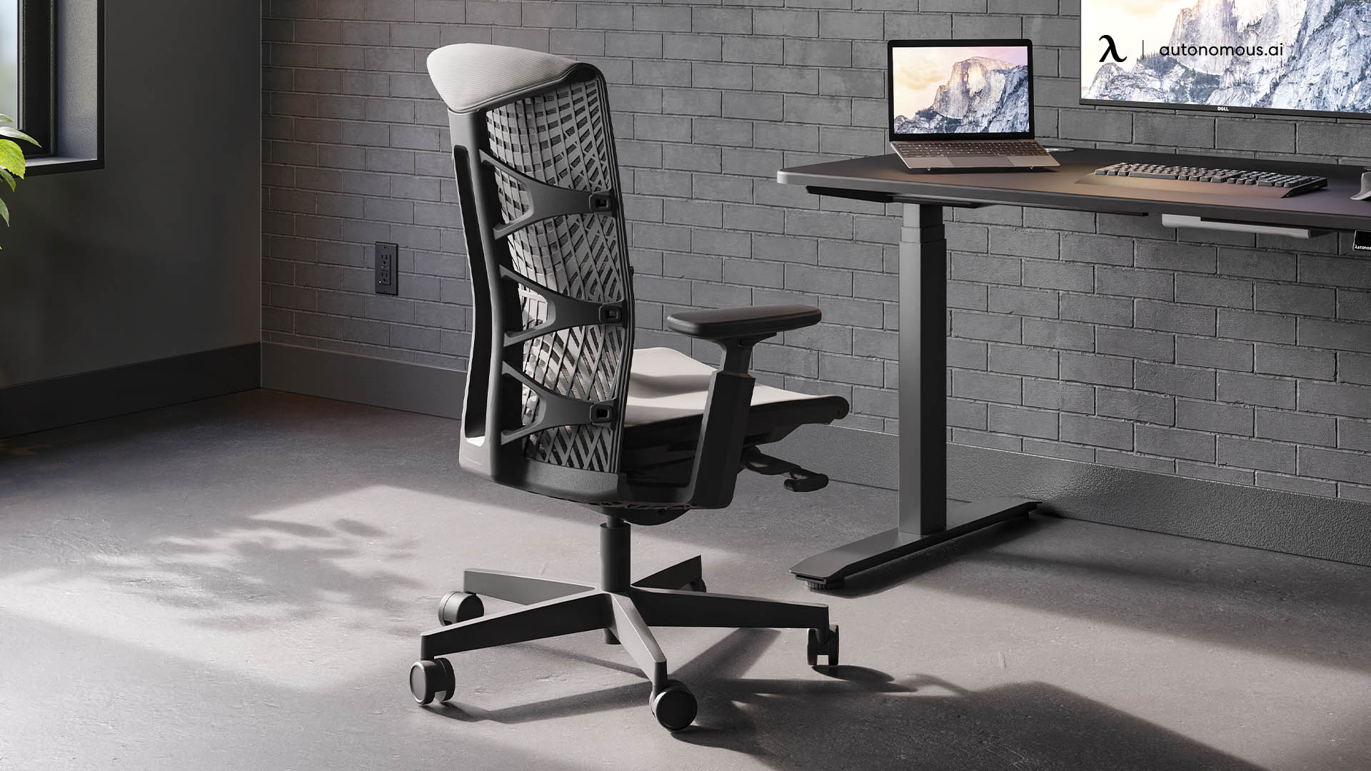 ErgoChair Pro+ in home office in apartment