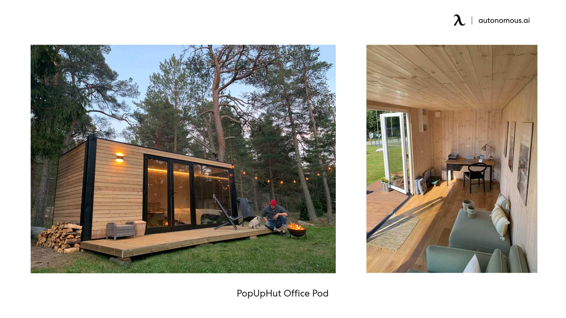 PopUpHut outdoor office pod