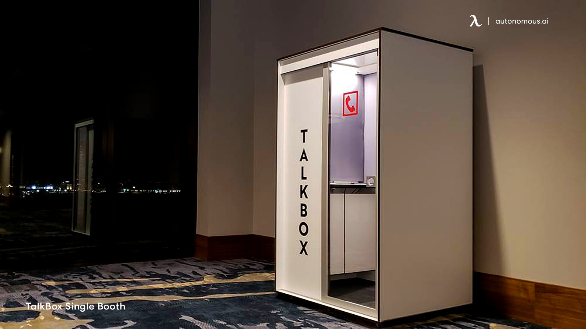 TalkBox Single soundproof office pod