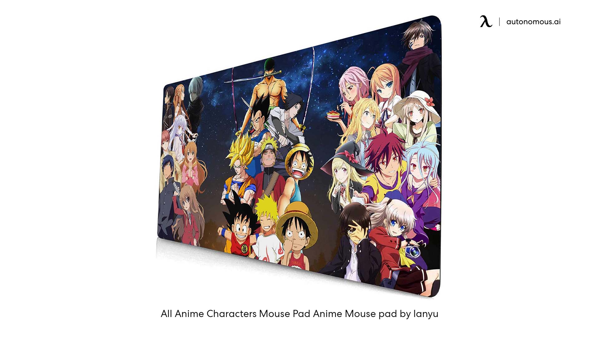 Anime Mouse Pad in anime gaming setup