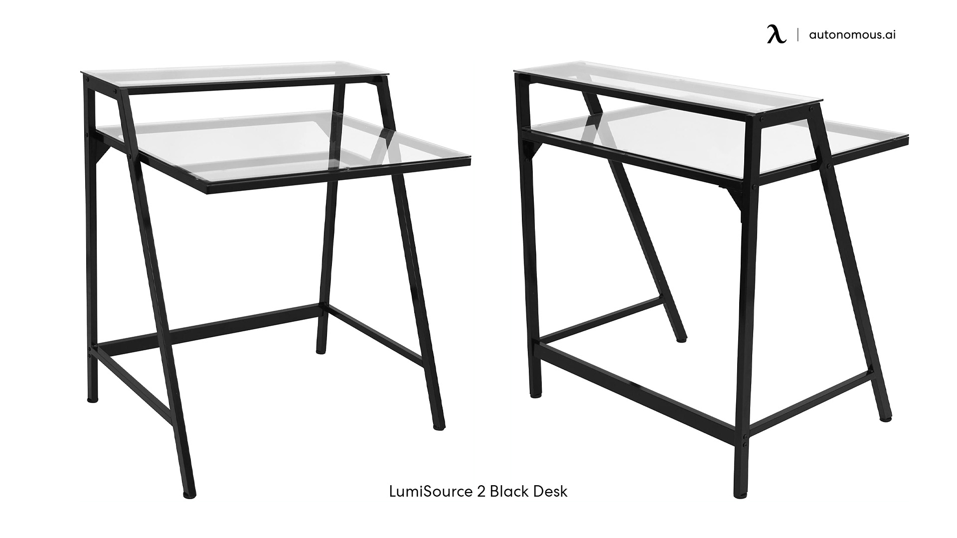 LumiSource 2 black small desk