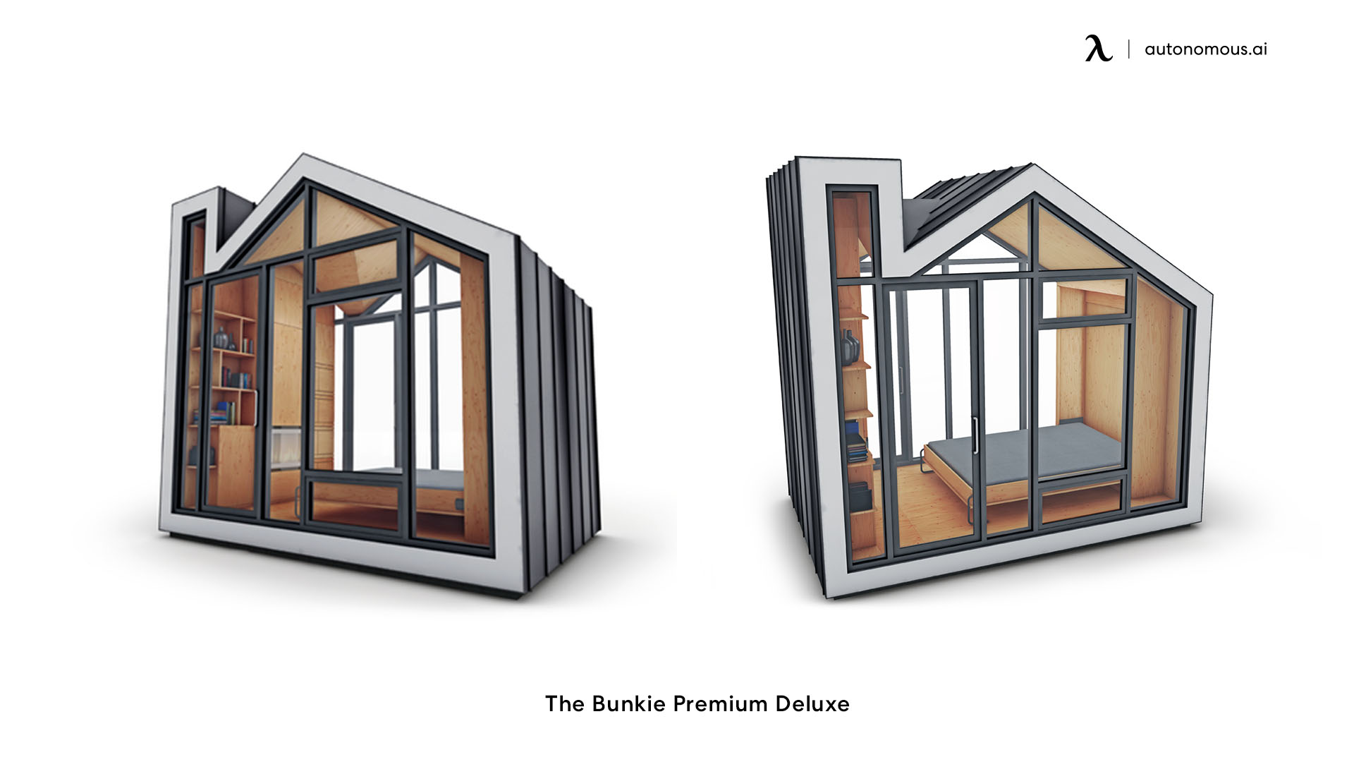 Bunkie: Premier Deluxe prefab office backyard