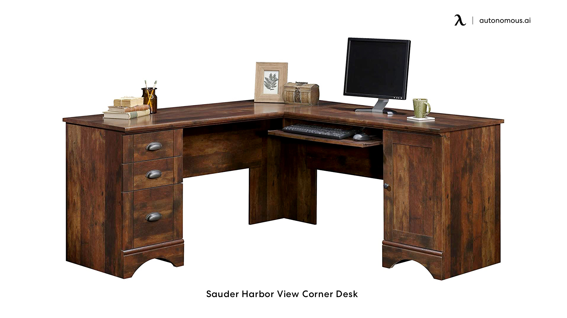 Sauder L-shaped desk for a home office