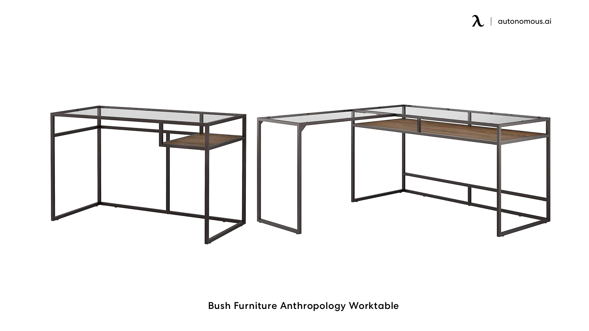 Bush Furniture L-shaped desk for a home office