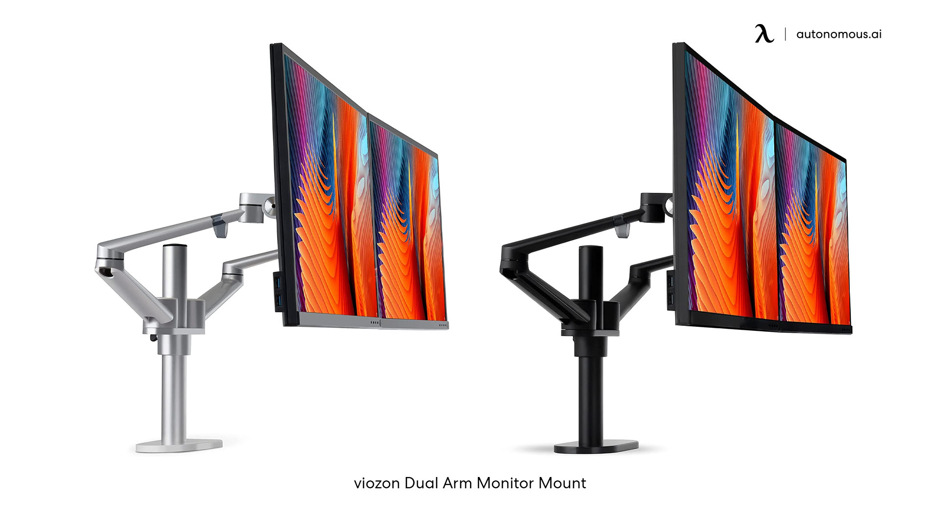 viozon Dual Arm Monitor Mount