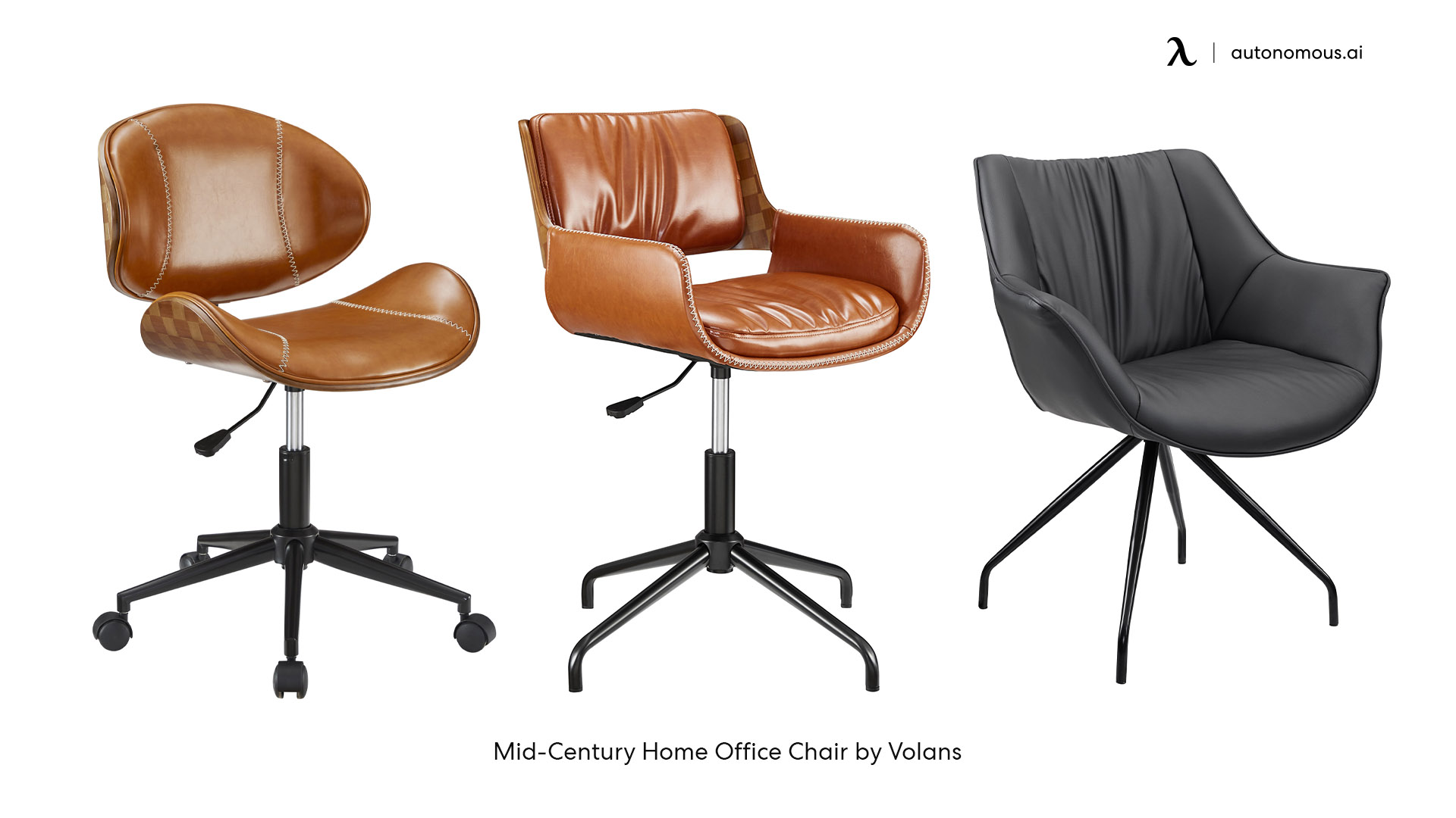 Volans mid-century office chair