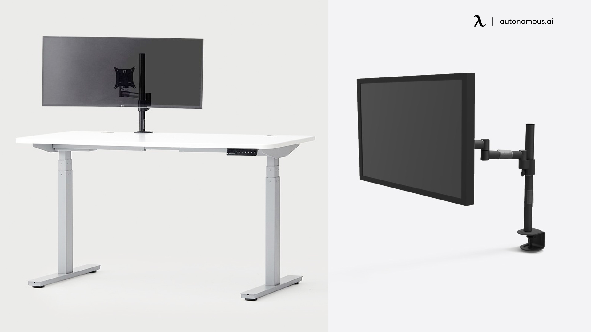 Autonomous Single monitor arm side of desk