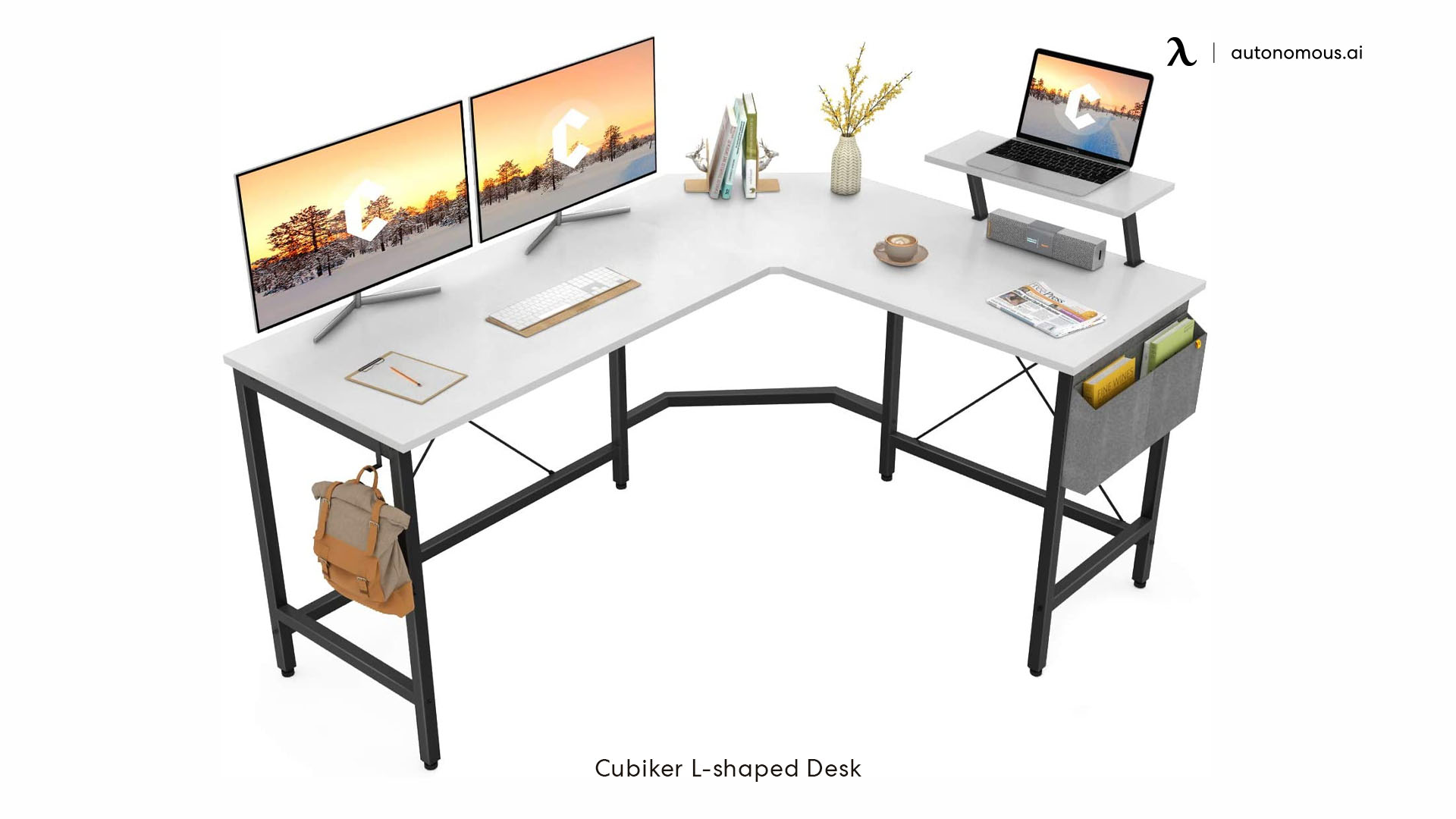 Cubiker L-Shaped Computer Desk