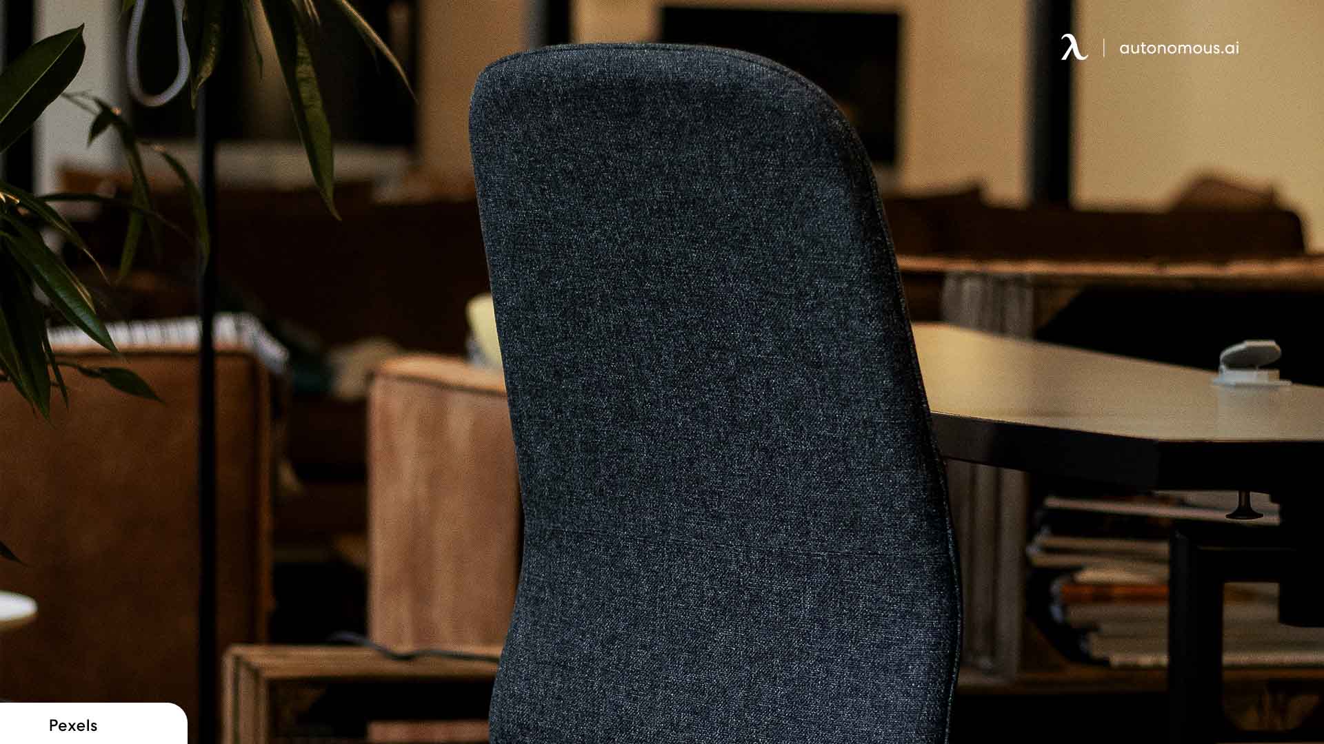 Curvy Backside of Studio desk chair