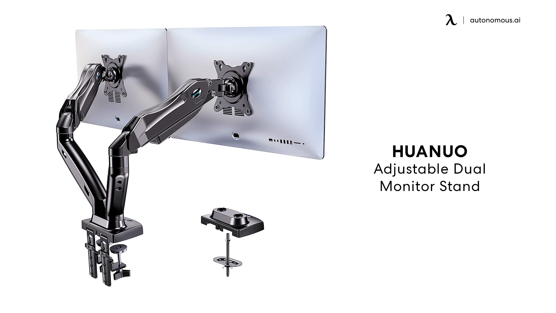 Huanuo Adjustable Dual Monitor Stand