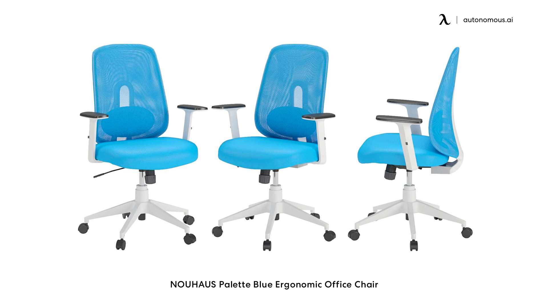 NOUHAUS Palette blue conference chair