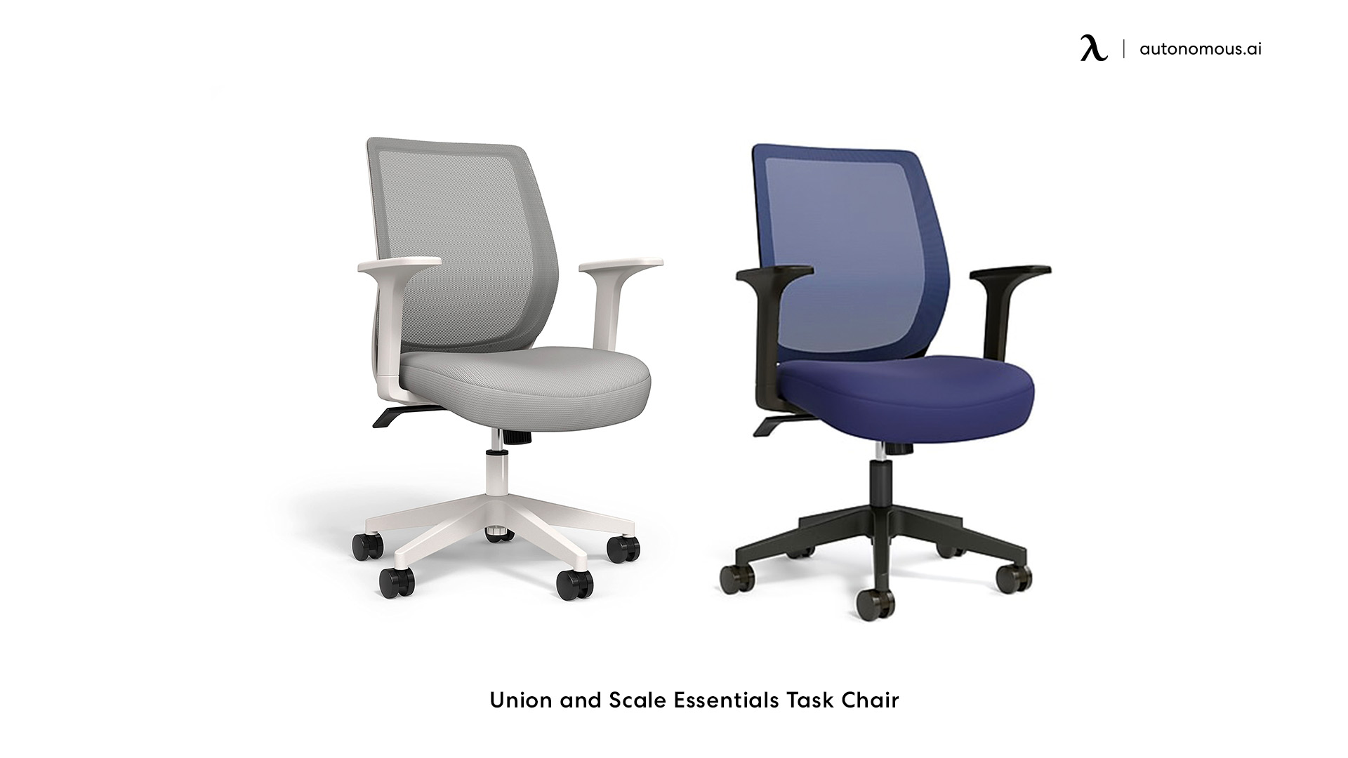 Union and Scale colored desk chairs