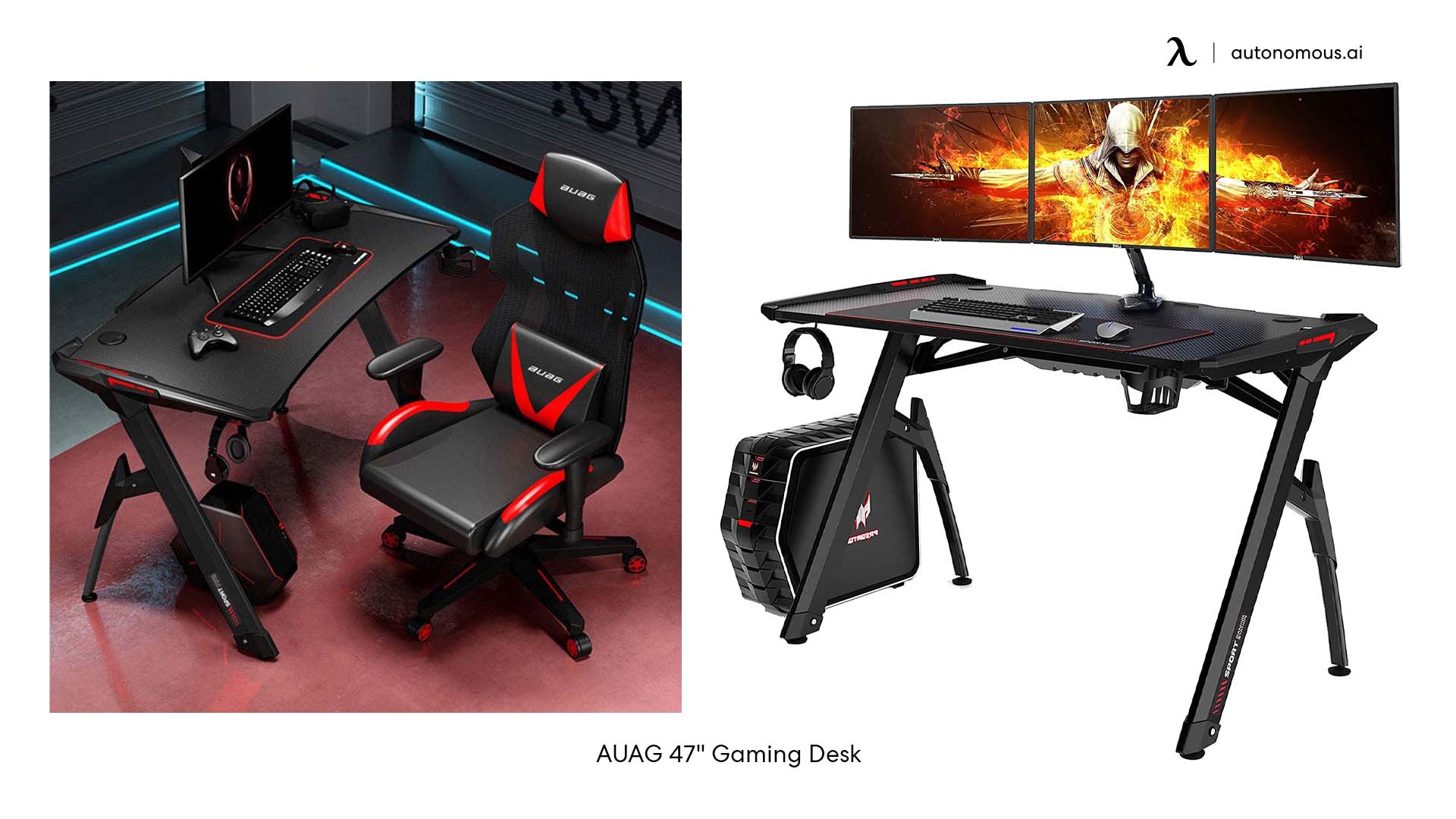 AUAG 47'' Gaming Desk