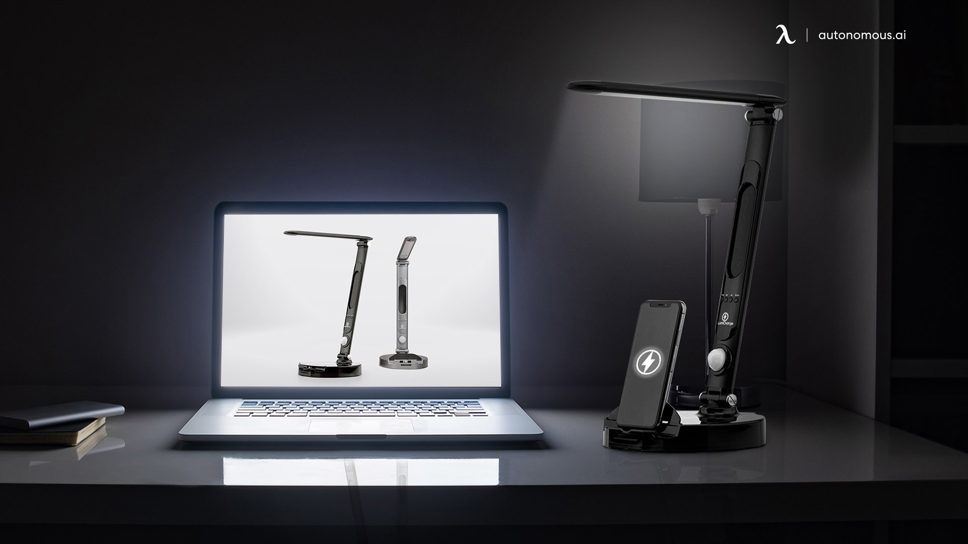 Lumicharge wireless charger and speaker lamp