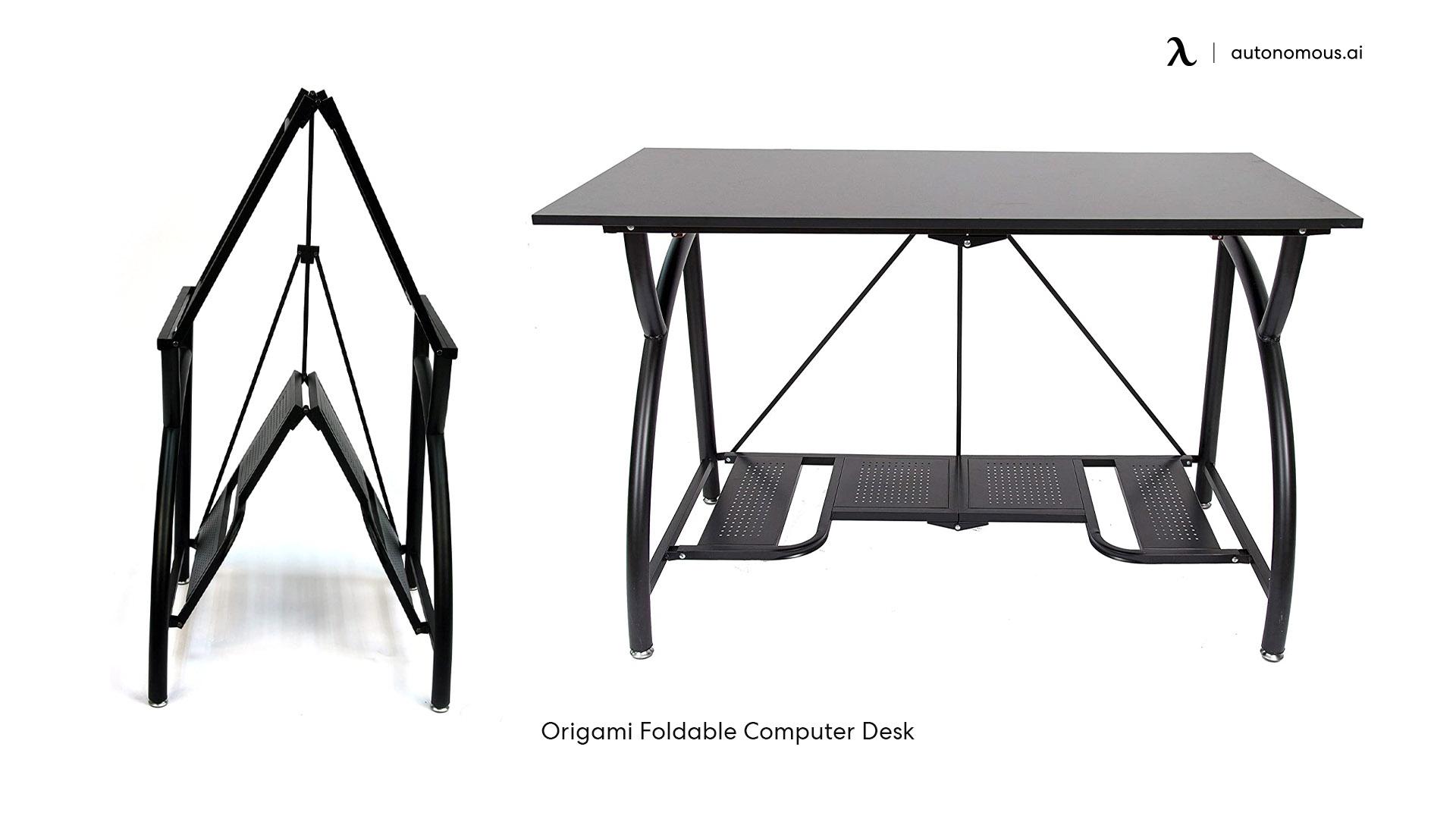 Origami Foldable Computer Desk