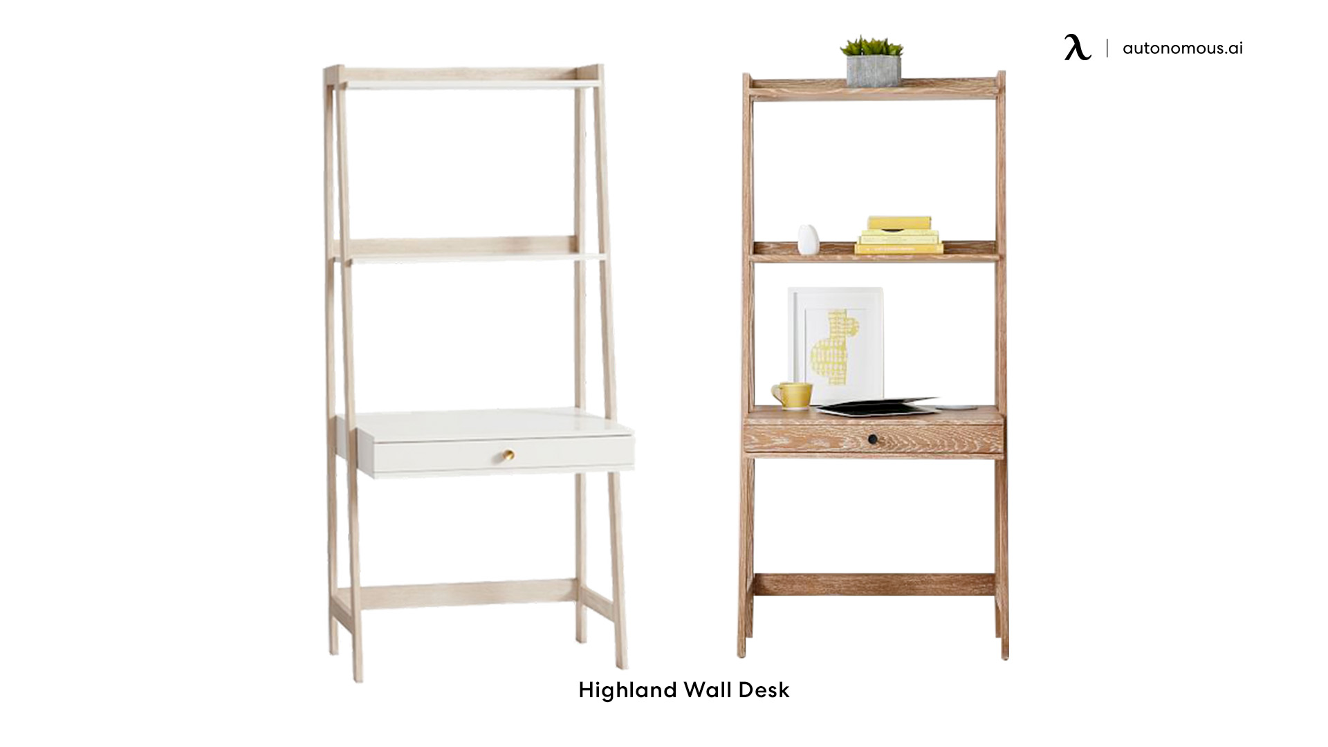 Highland Wall Desk small desk space
