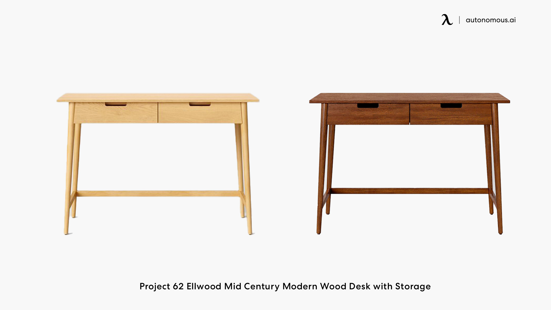Project 62 Ellwood Mid Century small desk space