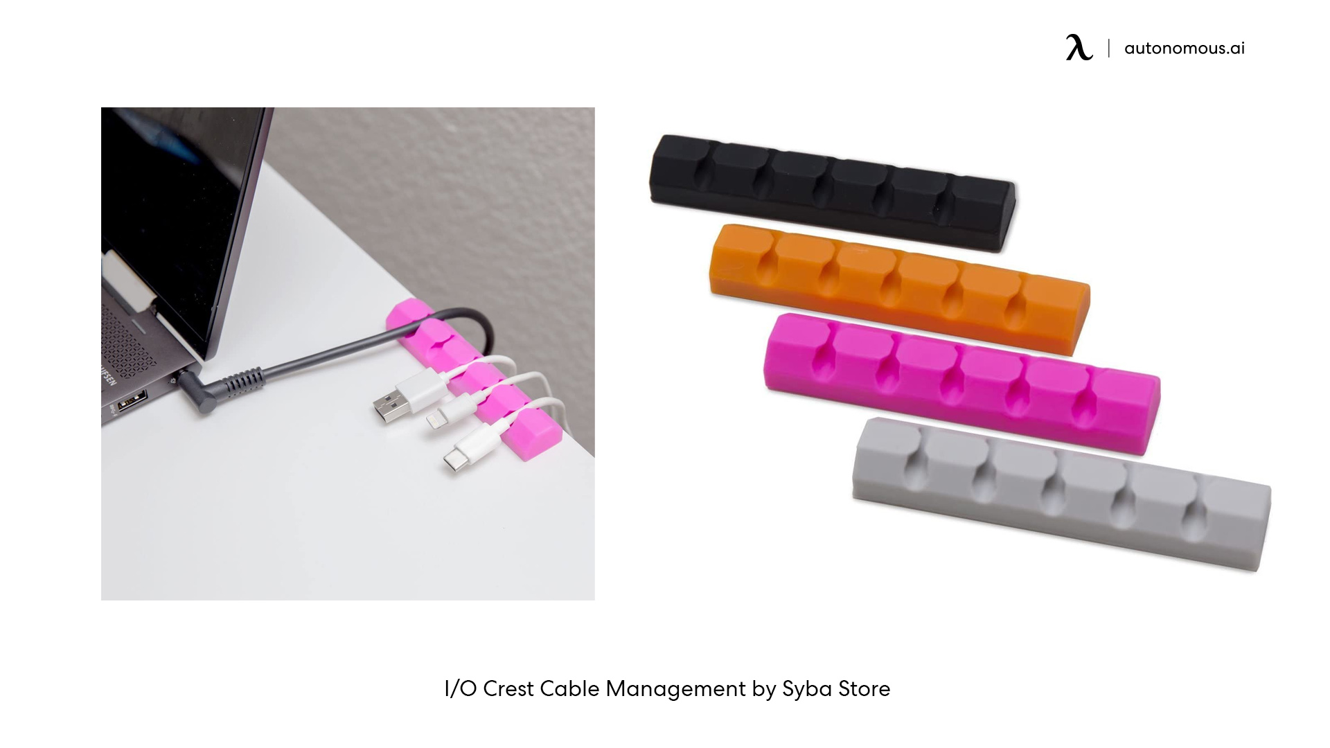 Colored Clips diy cable management