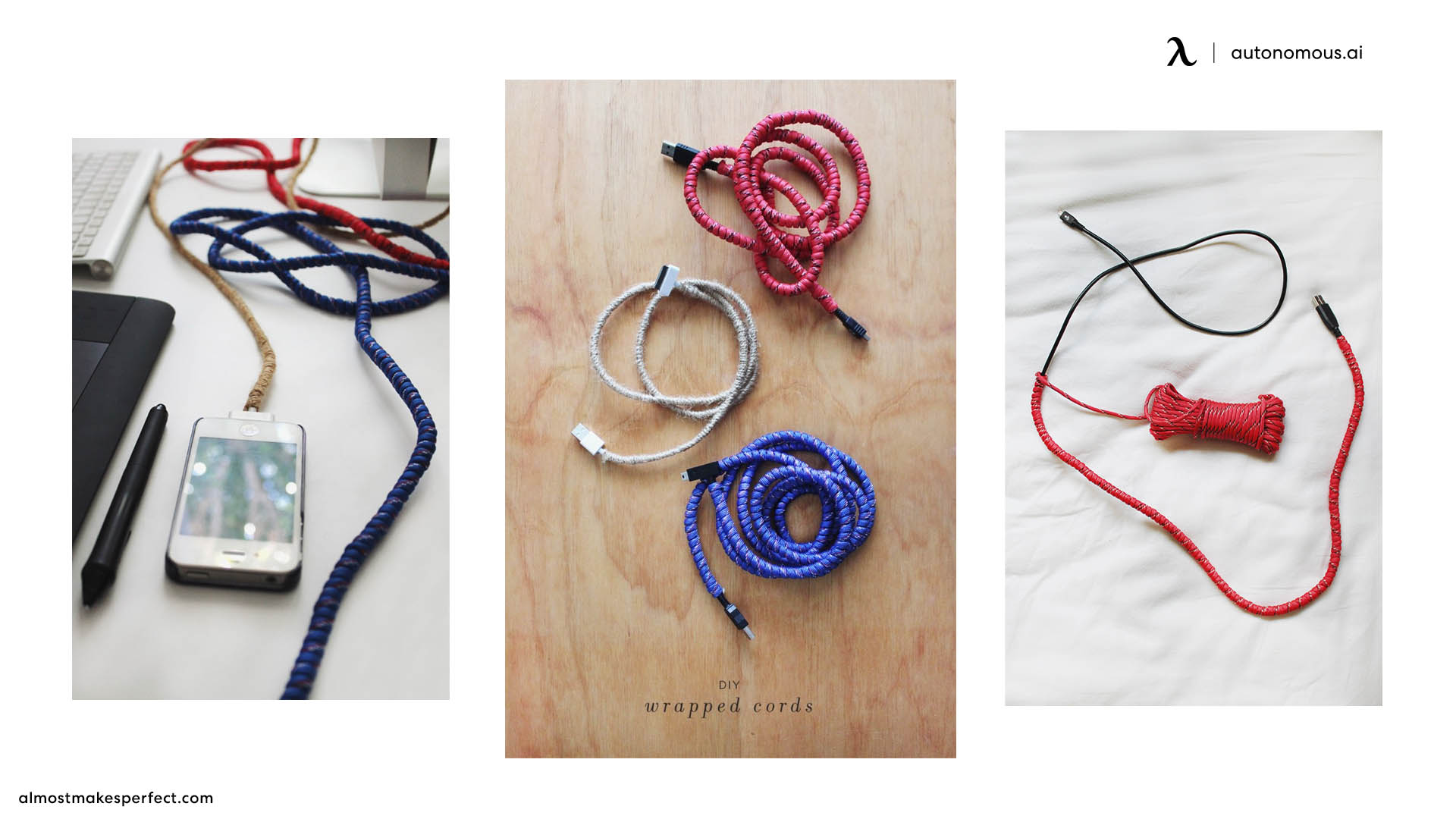 Make Your Own Electrical Cord Covers - Fabric Cord Covers 