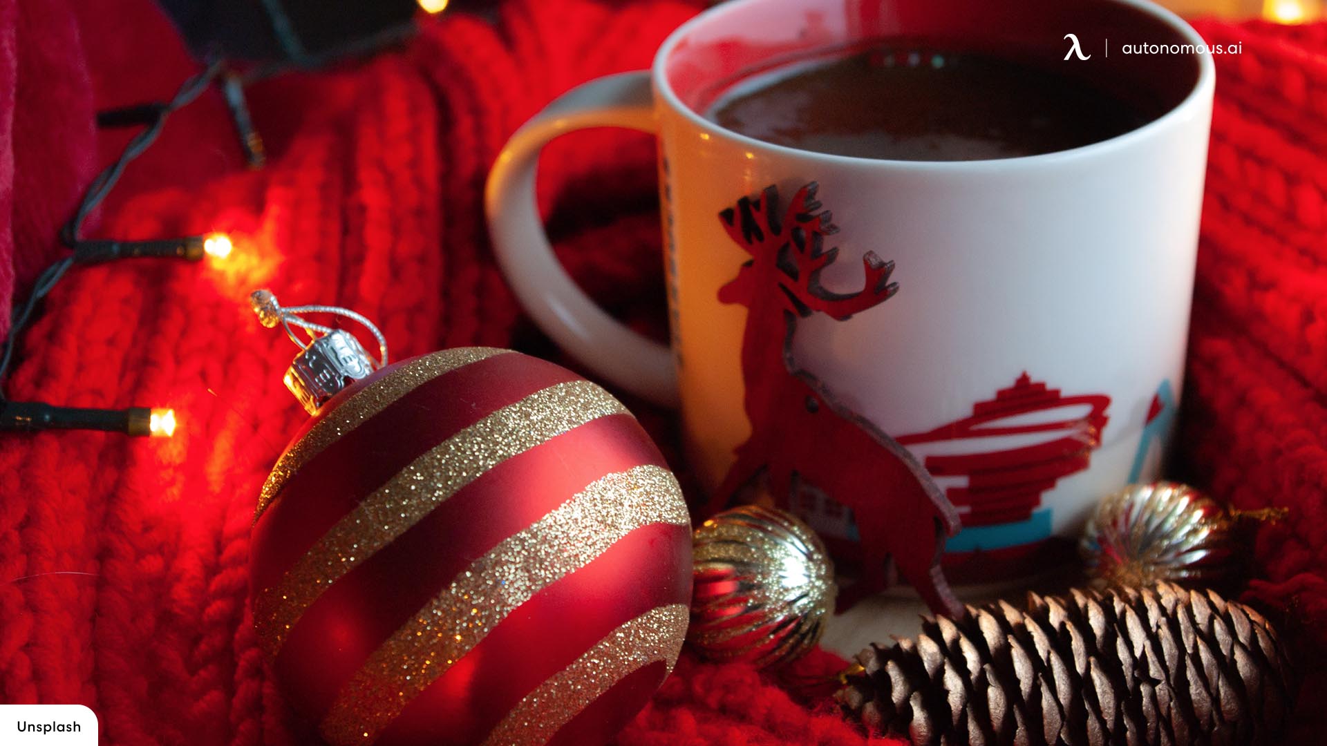 Deer Cup for christmas desk decorations