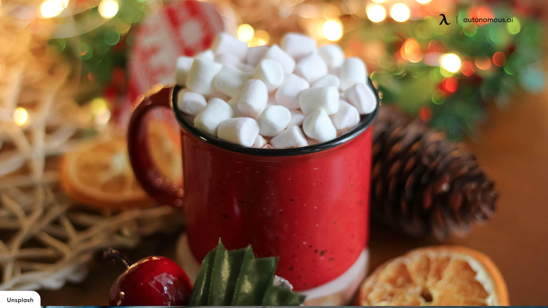 Your favorite drinks aesthetic Christmas wallpapers