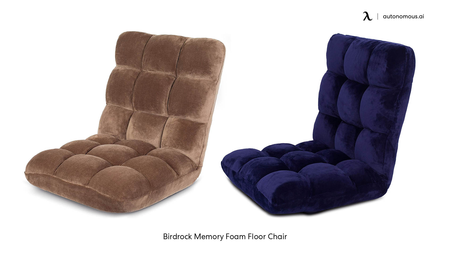 Birdrock Memory floor chair with back support