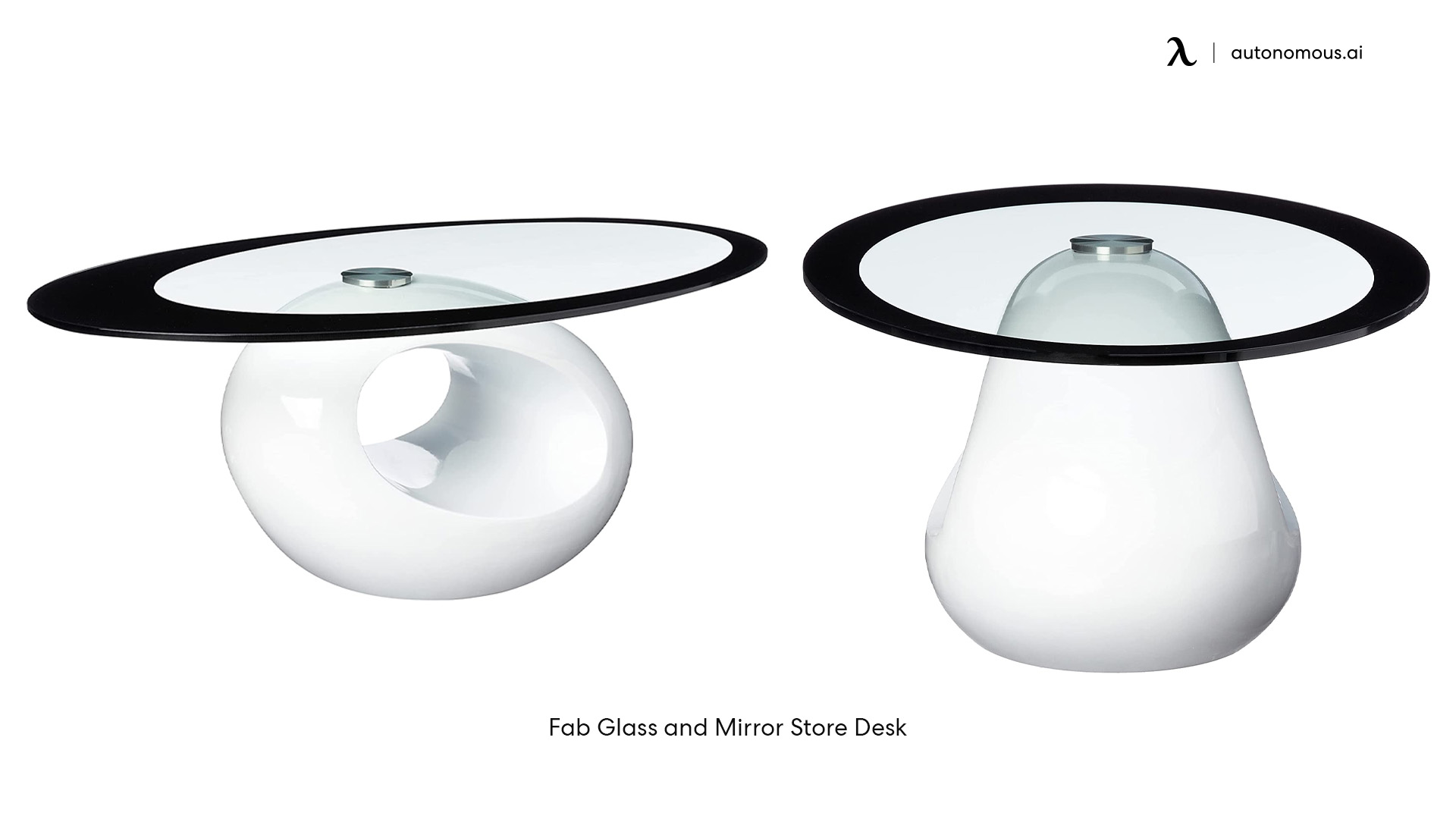 Fab Glass and Mirror Store Desk