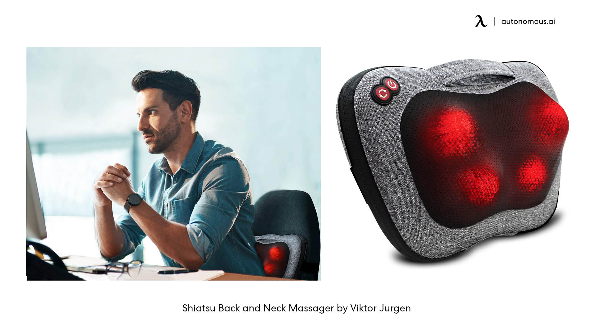 VIKTOR JURGEN Shiatsu Neck and Back Massager