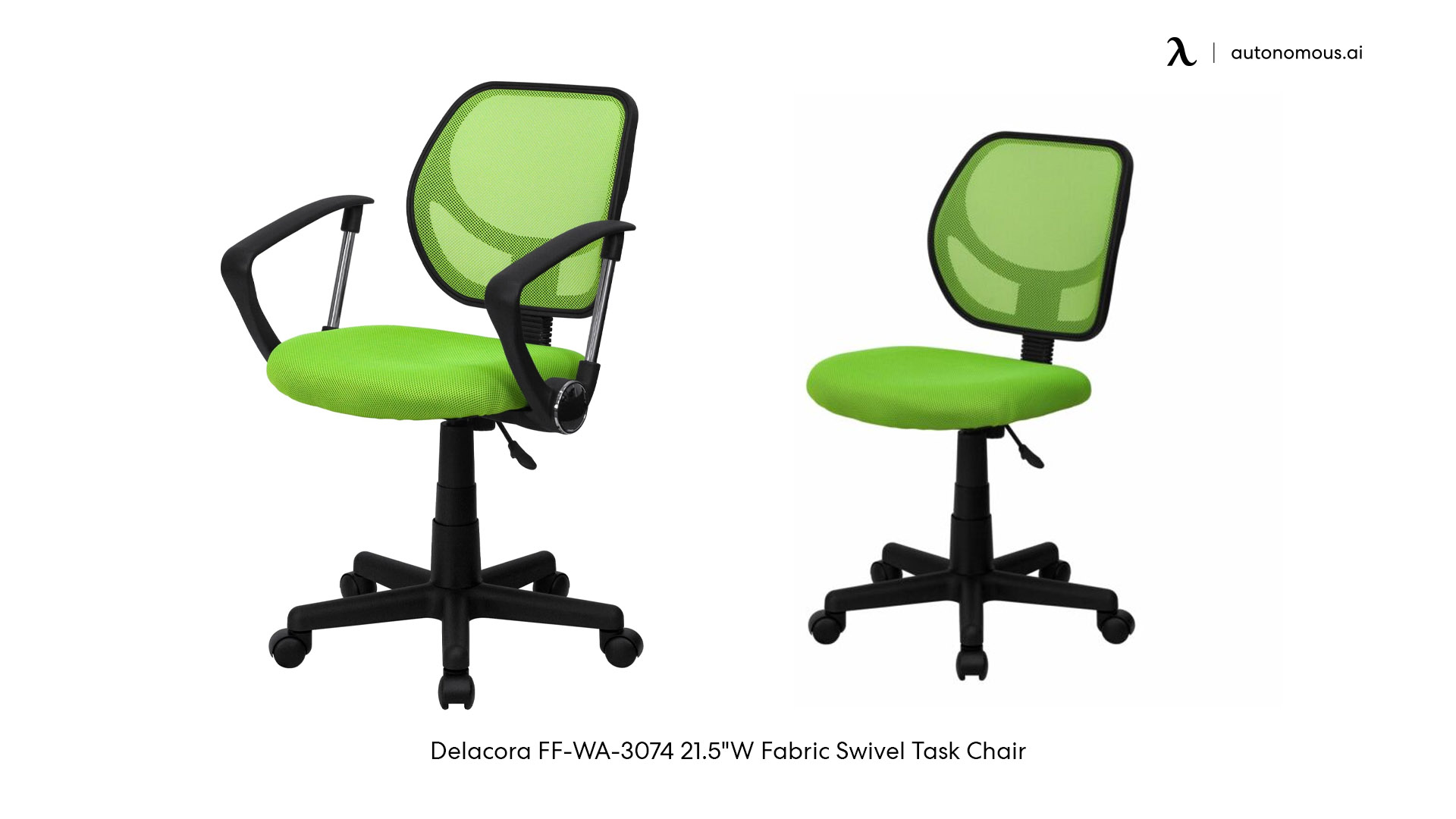 Delacora FF-WA-3074 21.5"W Fabric Swivel Task Chair