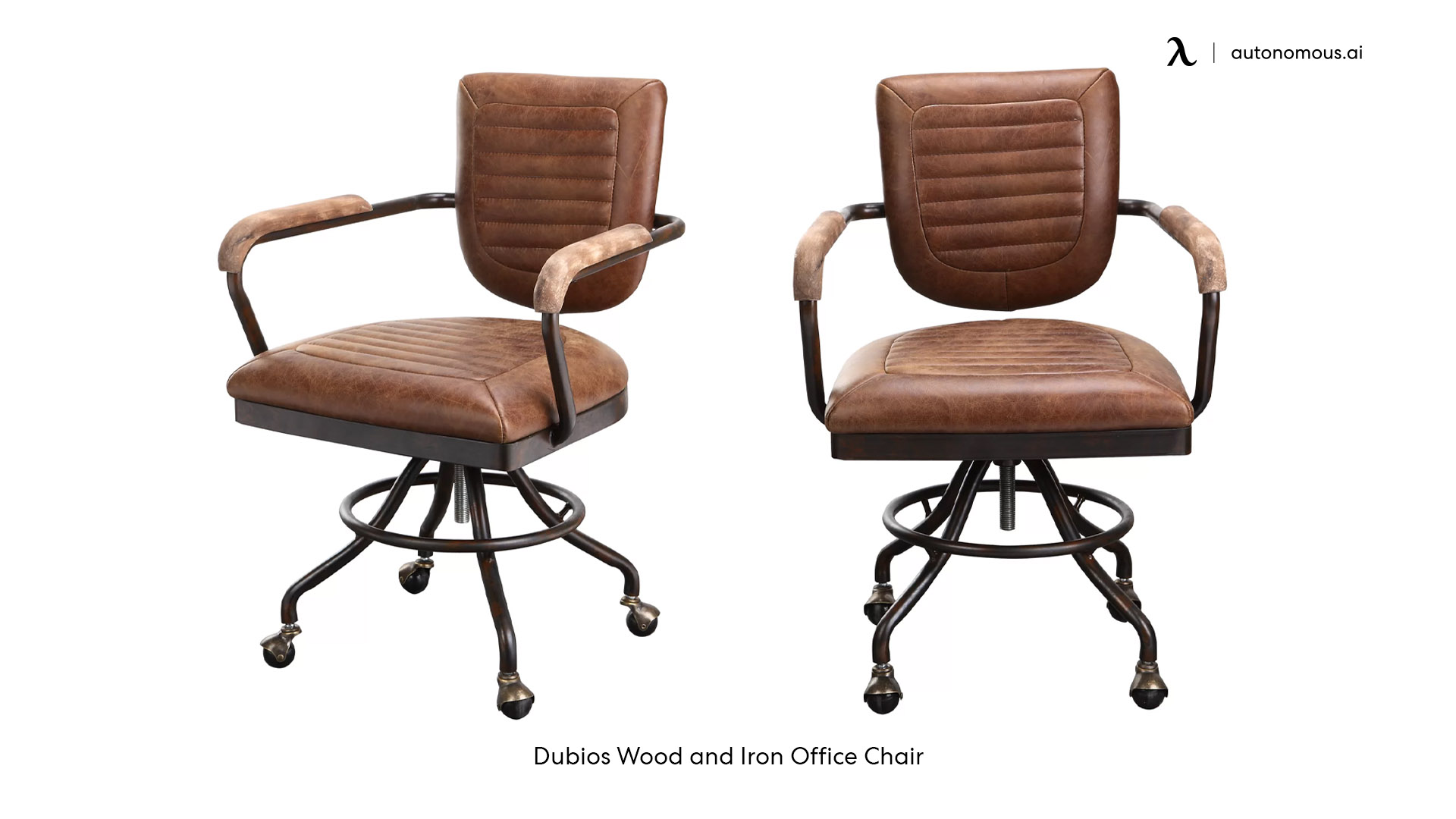 Briana Adjustable vintage office chair