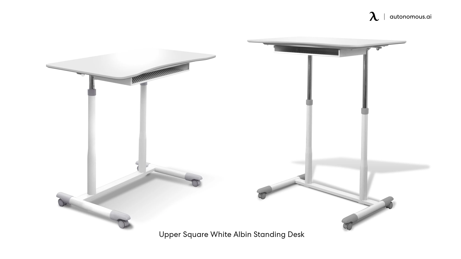 Upper Square White Albin Standing Desk