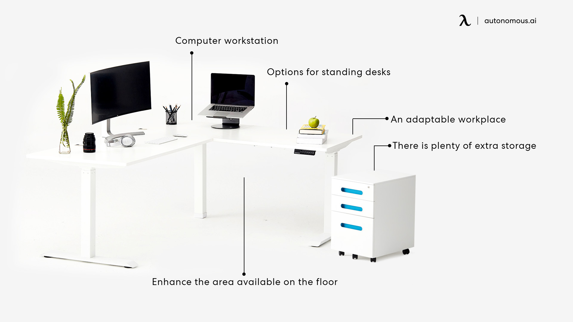 Benefits of Investing in an L-Shaped Desk with Filing Cabinet