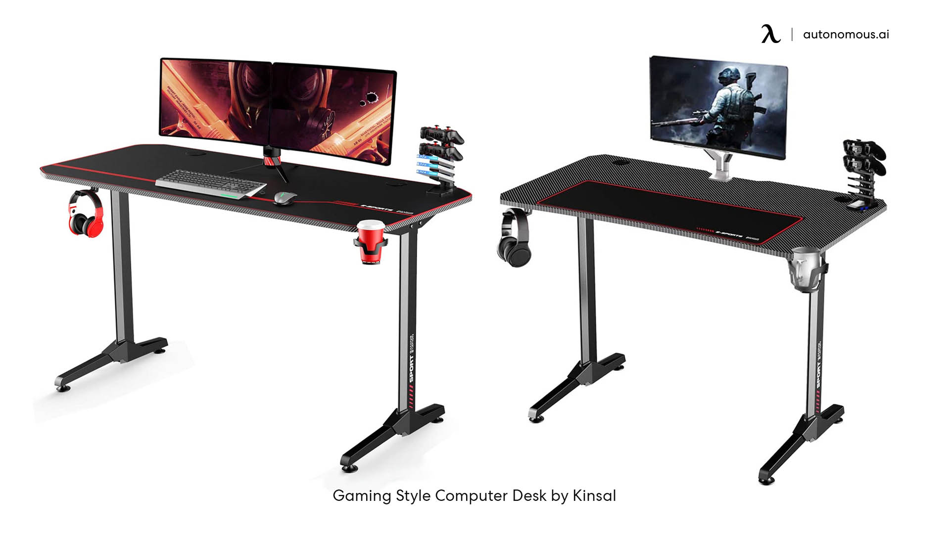 Kinsal RGB gaming desk